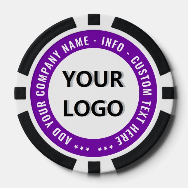 Fichas de póquer personalizadas con logotipo de em (Anverso)