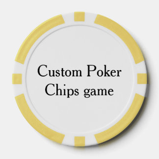 Fichas de póquer personalizadas juegos