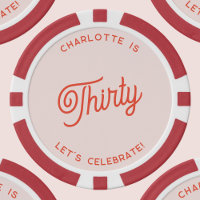 Personalizado 30 Treinta Y Trigésimo Cumpleaños