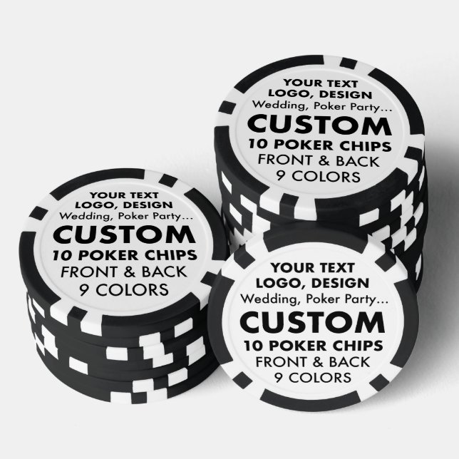 Fichas De Póquer Personalizado BACHELOR PARTY Casino Chips (Pila)