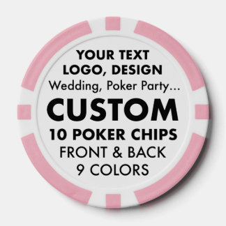 Fichas De Póquer Personalizado BACHELORETTE Pink Poker Chips Casino