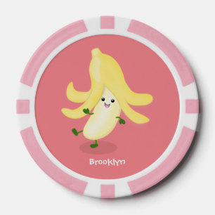 Fichas De Póquer Personalizado bananero Cute kawaii