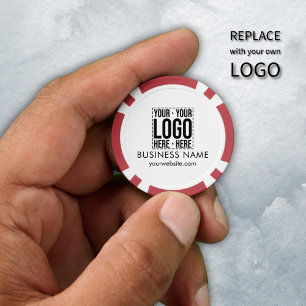 Fichas De Póquer Personalizado Business Logo Empresa Corporativa Gu