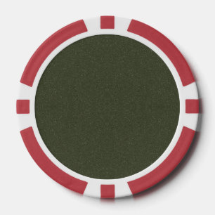 Fichas De Póquer Personalizado Dark Moss Green Poker Chip