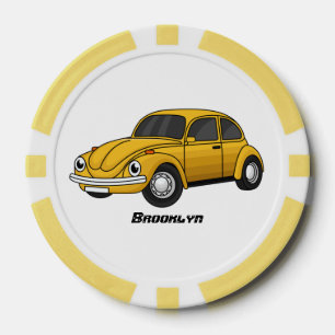 Fichas De Póquer Personalizado de coche clásico