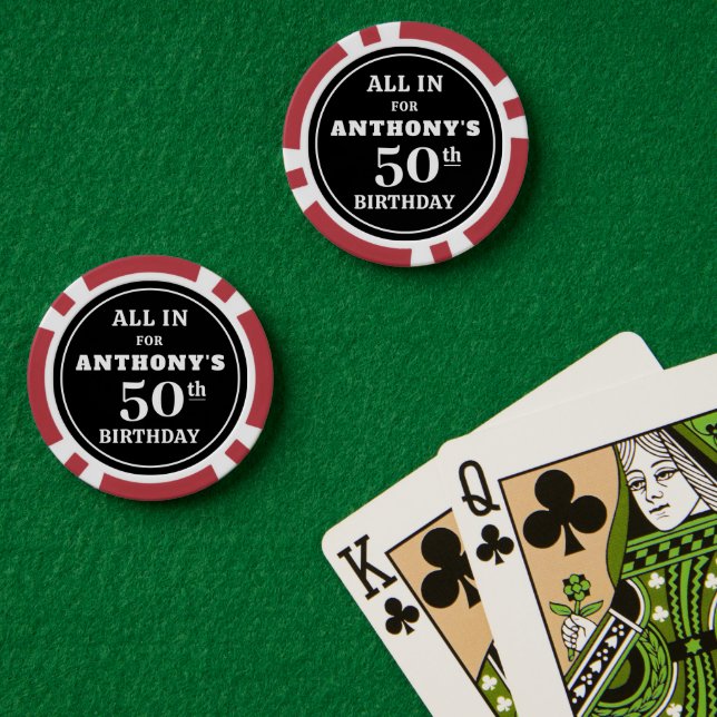 Fichas De Póquer Personalizado personalizado del tema de natalidad  (Mesa de Poker (Doble))