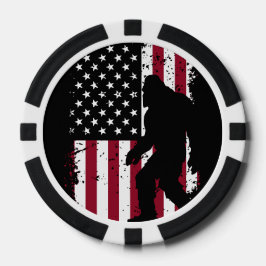 Fichas De Póquer Pie grande patriótico
