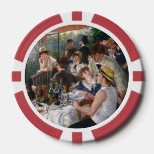 Fichas De Póquer Pierre-Auguste Renoir - Luncheon del Fiesta de Boa