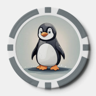Fichas De Póquer Pingüino adorable