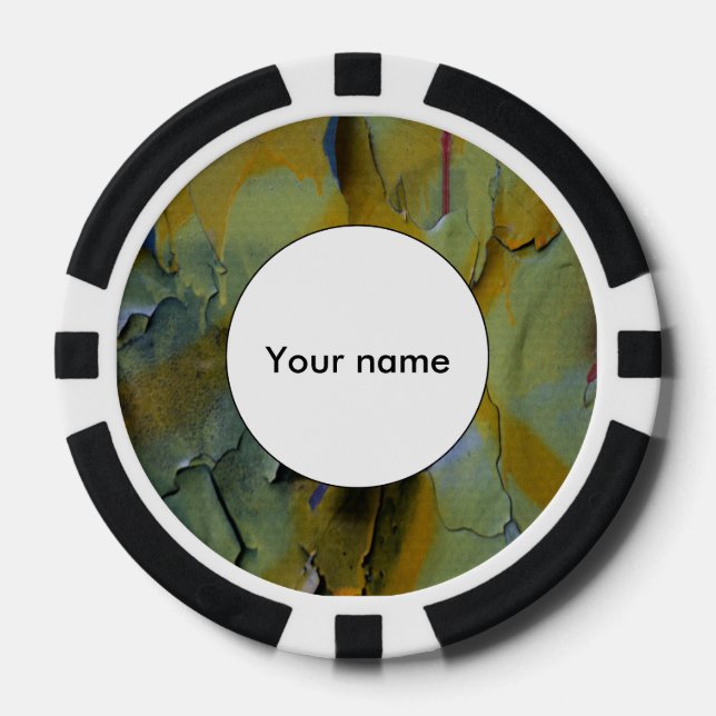 Fichas De Póquer Pintura de pelado (Anverso)