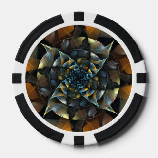 Fichas De Póquer PinWheeler Abstract Art