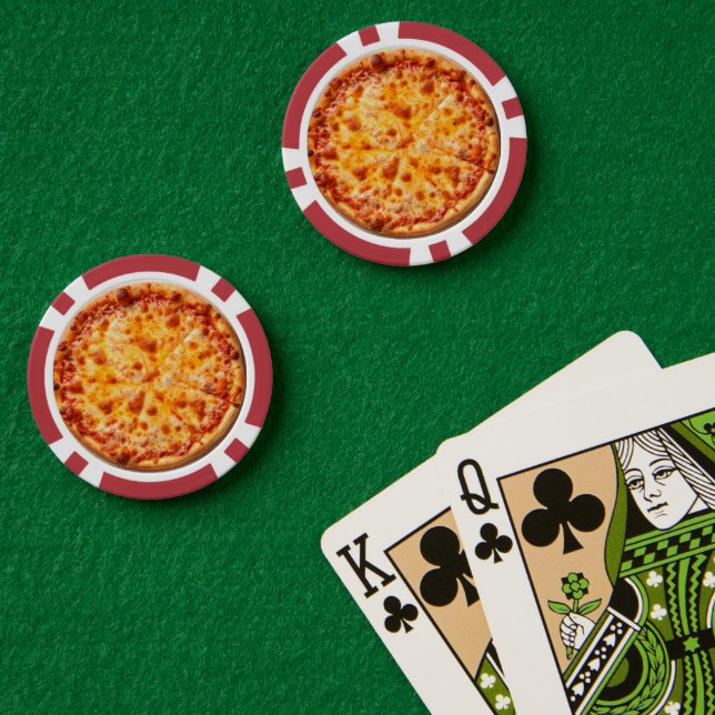 Fichas De Póquer Pizza (Mesa de Poker (Doble))