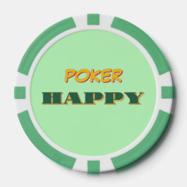 Fichas De Póquer Poker Happy Green