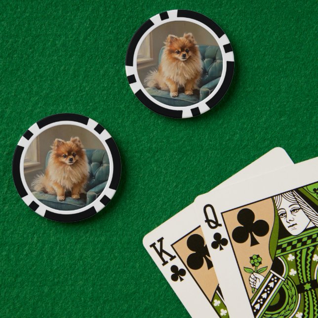 Fichas De Póquer Pomerania (Mesa de Poker (Doble))