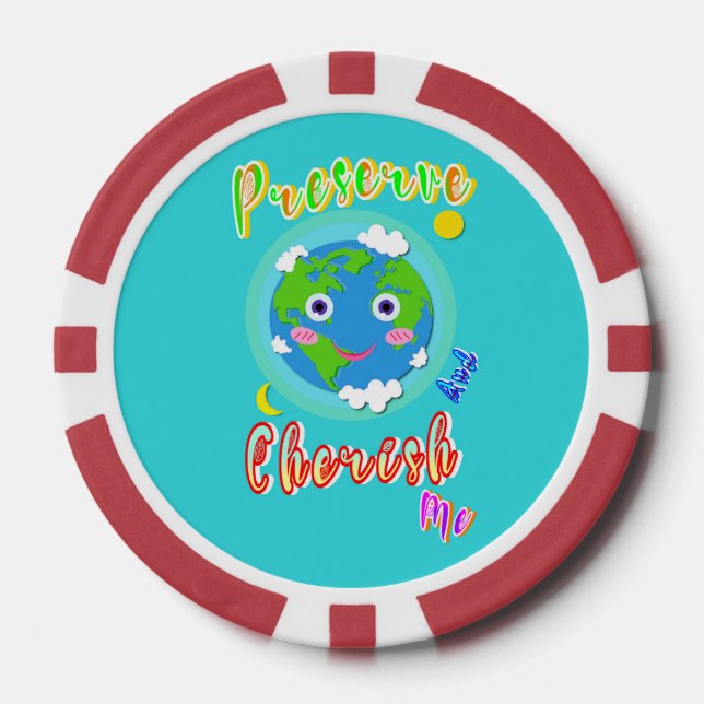 Fichas De Póquer Preservar Y Apreciarme (Anverso)