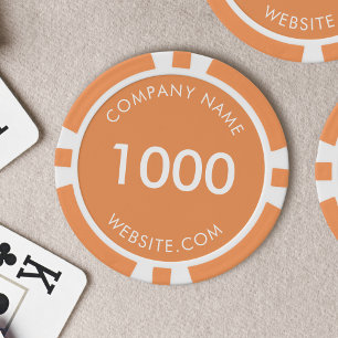 Fichas De Póquer Promoción de logotipo comercial con marca personal