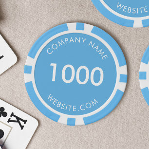 Fichas De Póquer Promoción de logotipo comercial con marca personal