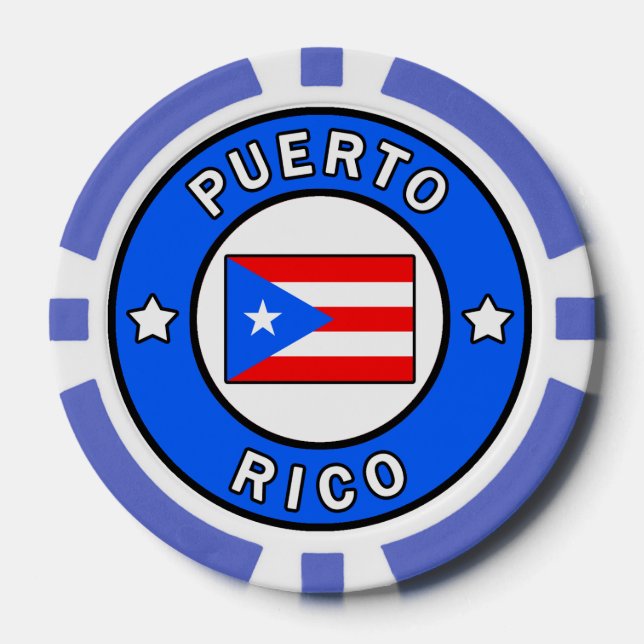 Fichas De Póquer Puerto Rico (Anverso)