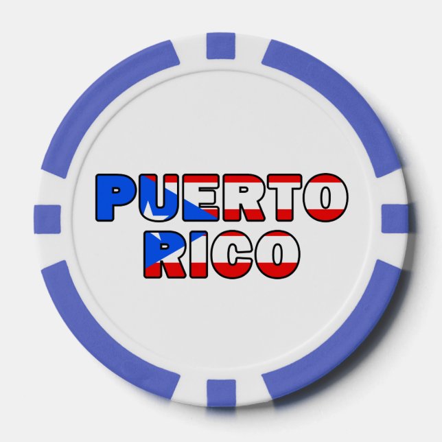 Fichas De Póquer Puerto Rico (Anverso)