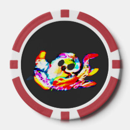Fichas De Póquer Pulpo luminoso verano