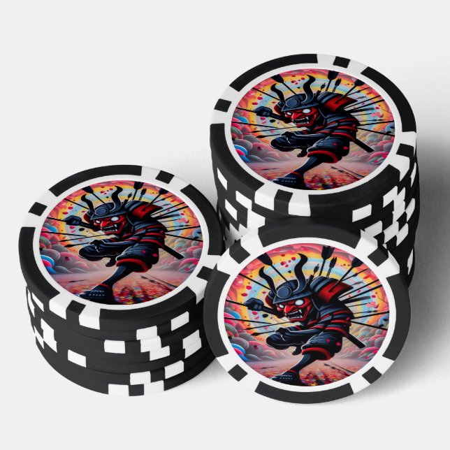 Fichas De Póquer Punk Samurai Poker Chips (Pila)