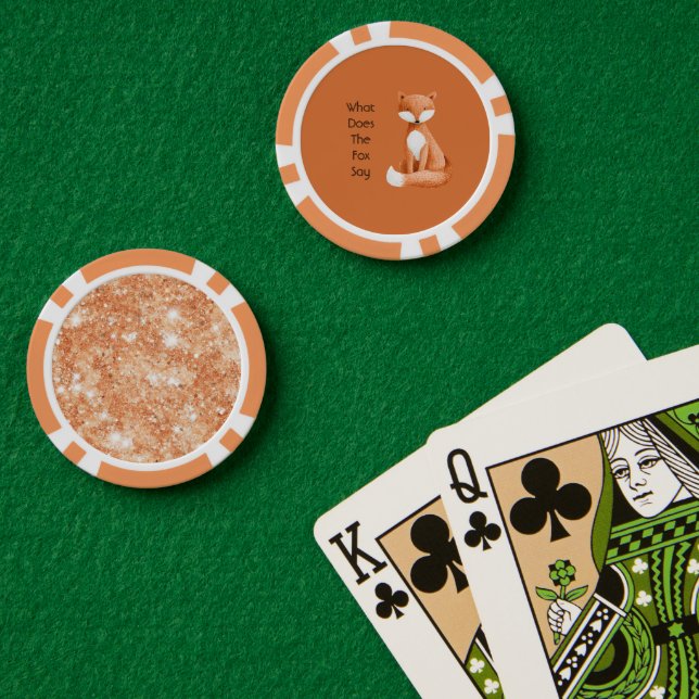 Fichas De Póquer ¿Qué dice el zorro? (Mesa de Poker (Doble))