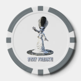 Fichas De Póquer ¡Quédate freaky! Novia de Frankenstein