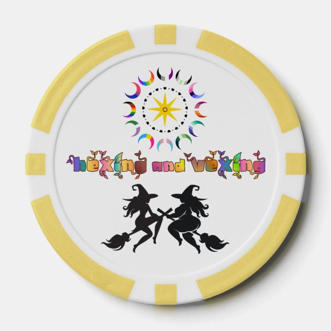 Fichas De Póquer Queer Pagan Body Solidarity | Hexing and Vexing (Anverso)