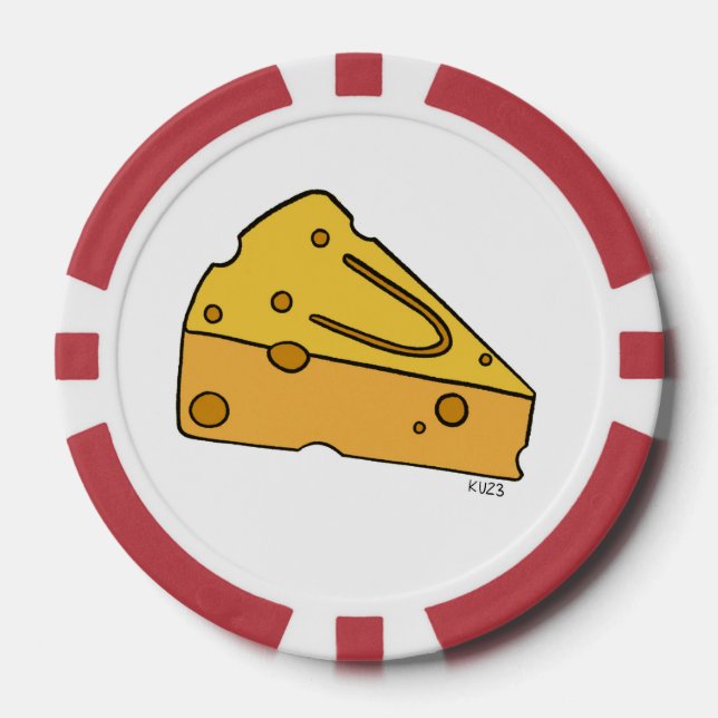Fichas De Póquer Queso Cutiño Sonriente (Anverso)