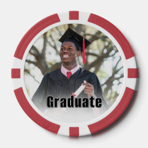 Fichas De Póquer Recuerdo de foto de graduación personalizada regal