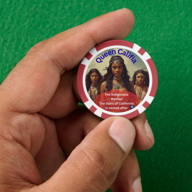 Fichas De Póquer Reina Califia (Mano)