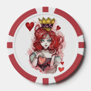 Fichas De Póquer ❤️ Reina de los corazones ❤️