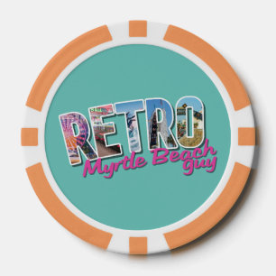 Fichas De Póquer Retro Myrtle Beach Guy