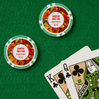 Fichas De Póquer Reunión Familiar Animando La Fiesta Noche de Poker