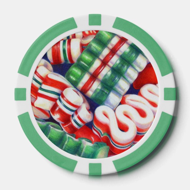 Fichas De Póquer RIBBON CANDY Poker Chips (Anverso)