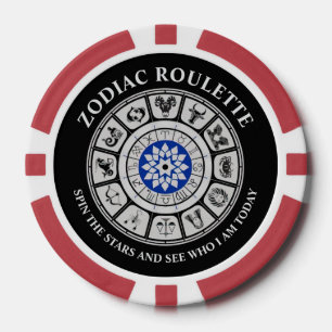 Fichas De Póquer Rótulos divertidos de Zodiac