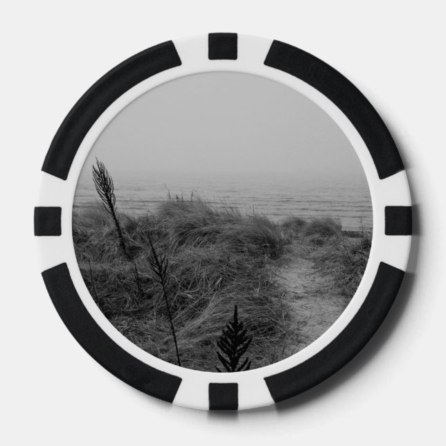 Fichas De Póquer Ruta de la playa (Anverso)