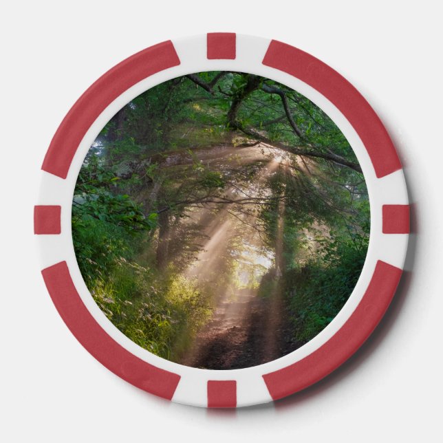 Fichas De Póquer Ruta forestal (Anverso)