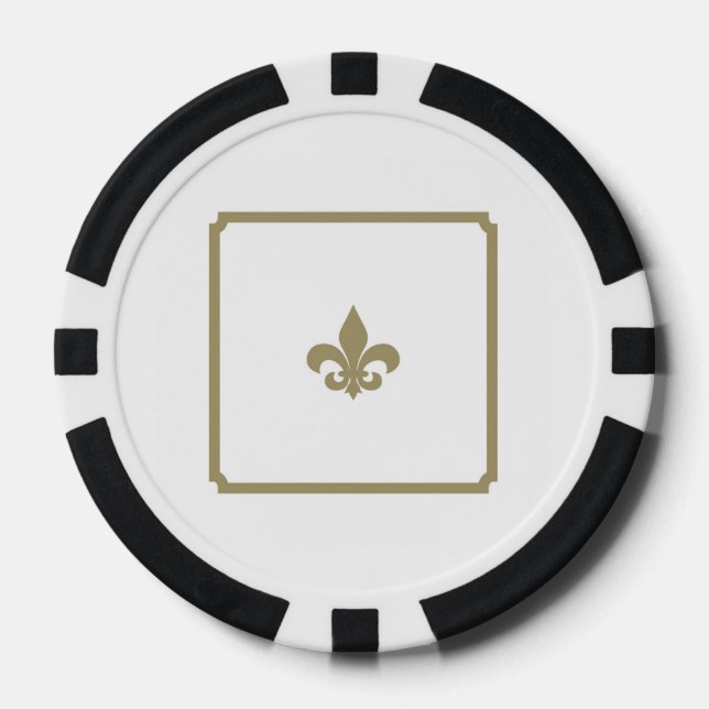 Fichas De Póquer S.K. Paris Le Fleur Poker Chips (Anverso)