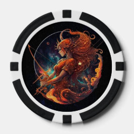 Fichas De Póquer Sagittarius Zodiac Poker Chips - Símbolo de horósc