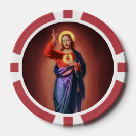 Fichas De Póquer Sagrado Corazón de Jesucristo