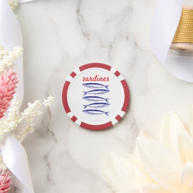 Fichas De Póquer Sardinas (Boda)