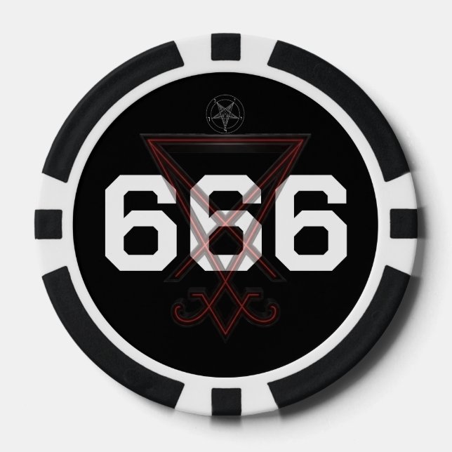 Fichas De Póquer Satanico (Anverso)