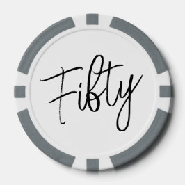 Fichas De Póquer Script 50 cumpleaños