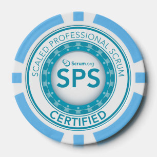 Fichas De Póquer Scrum.org Chip de póker certificado por SPS
