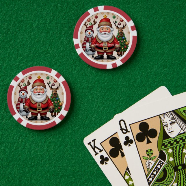 Fichas De Póquer "Selva nevada" (Mesa de Poker (Doble))