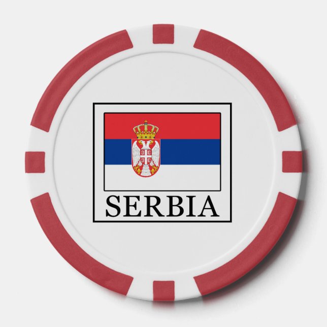 Fichas De Póquer Serbia (Anverso)