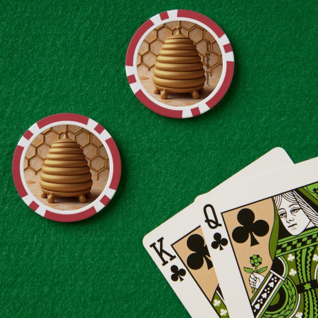 Fichas De Póquer "Serenidad de Beehive" (Mesa de Poker (Doble))