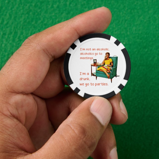 Fichas De Póquer SlipperyJoe socializando a la mujer de la cosecha  (Mano)