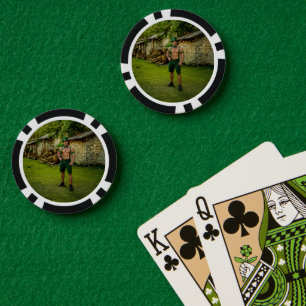 Fichas De Póquer SlipperyJoe's día de San Patricio leprechaun festi